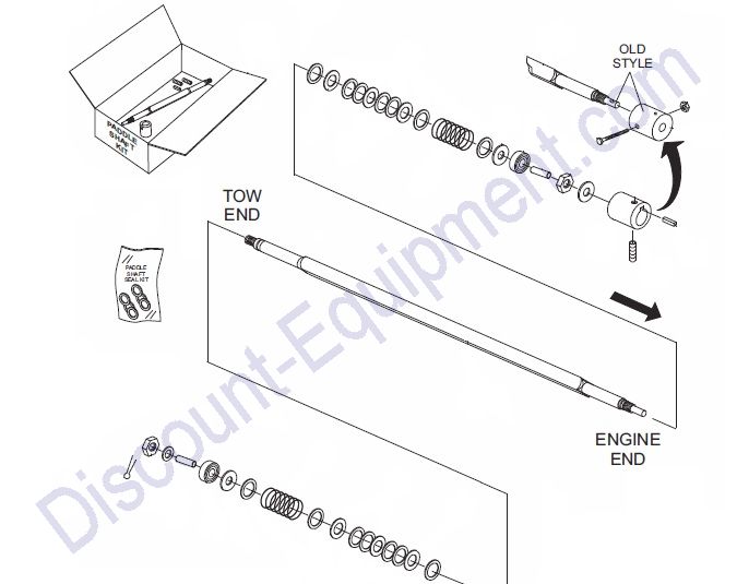 Paddle Shaft Assembly